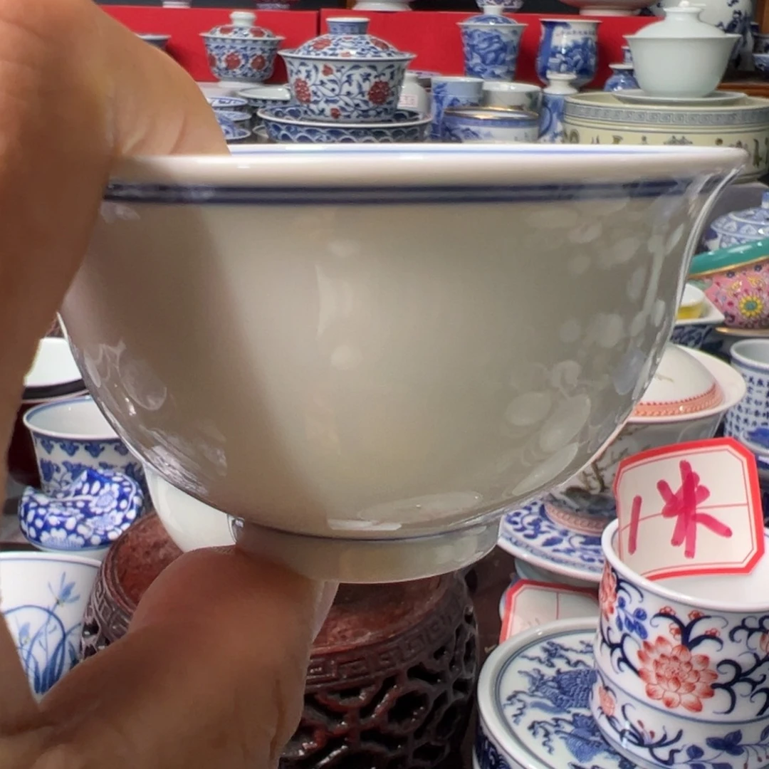 盖碗晨*景德镇陶瓷艺术