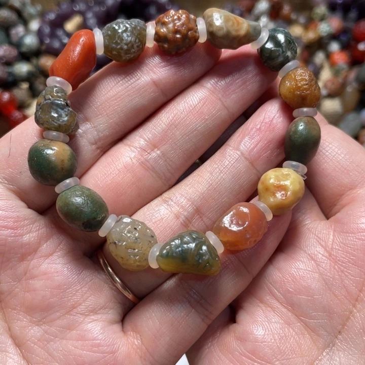 玛瑙/玉髓合金手链