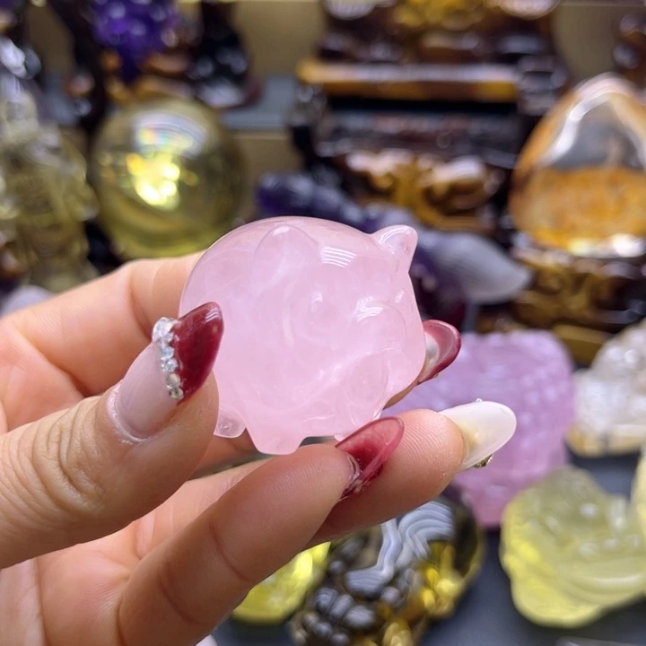 水晶摆件未镶嵌巫*妹摆件