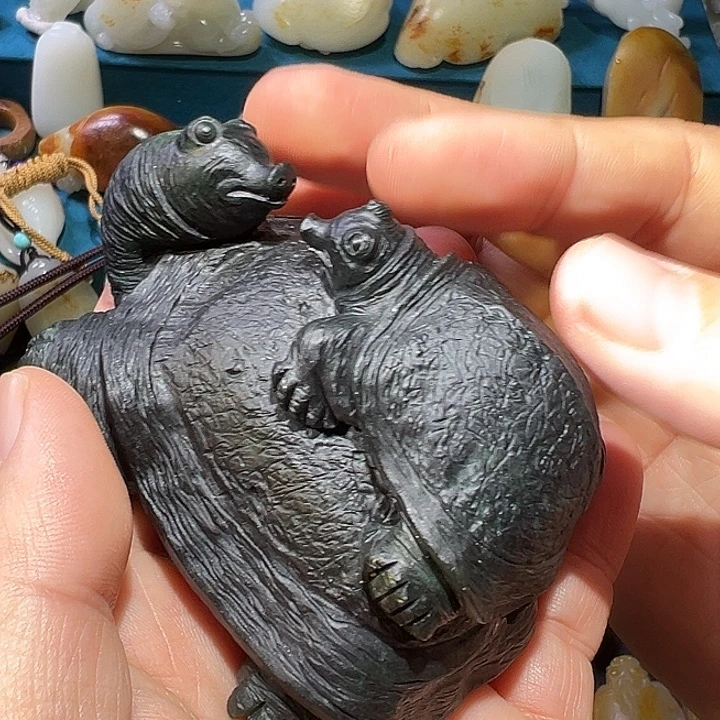 和田玉未镶嵌吊坠(不含链)