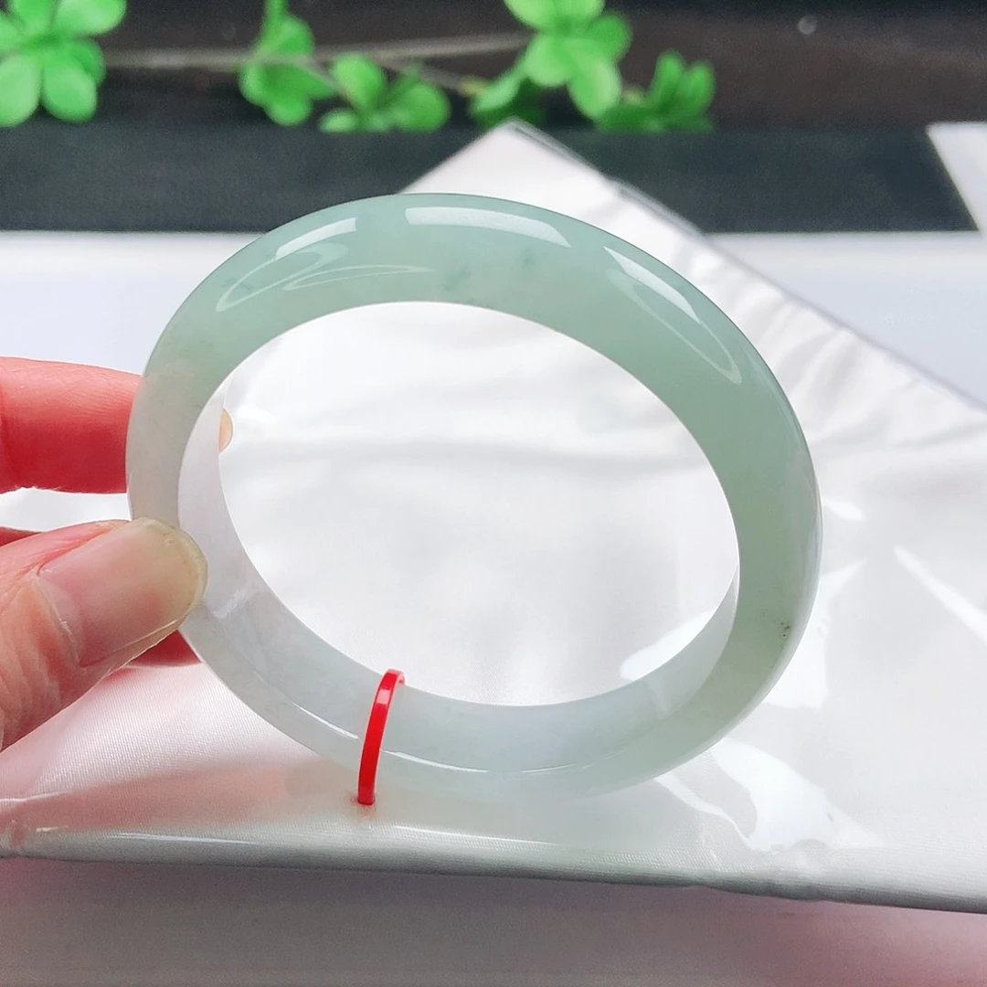 未镶嵌手镯翡翠55圈