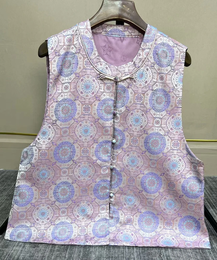 【吉祥如意】秋季新中式国立领无袖坎肩马甲