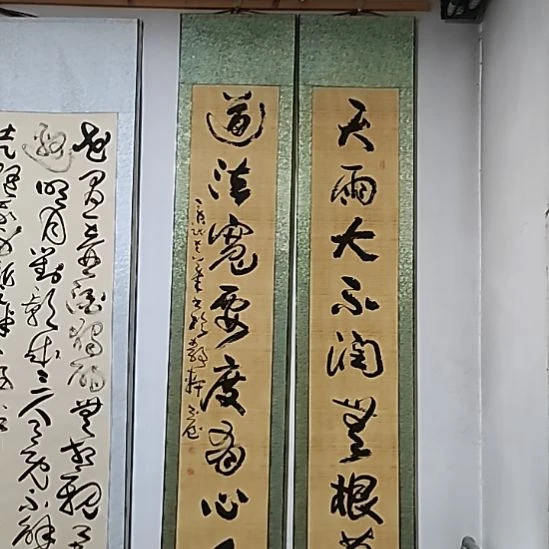 书法宋秉民。220X41X2。道法宽
