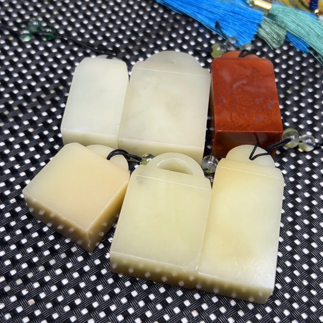 篆***雕印石寿山石寿山石芙蓉石6方单个不退换退货全部退