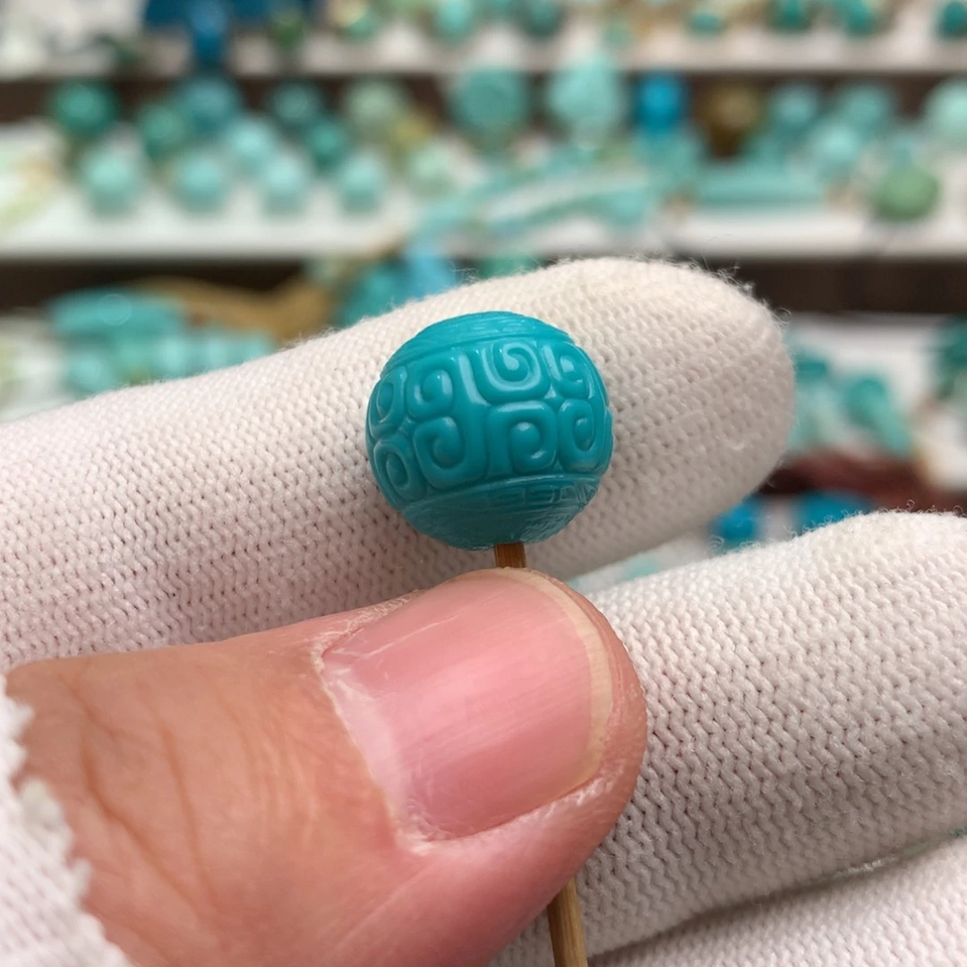 绿松石未镶嵌散珠