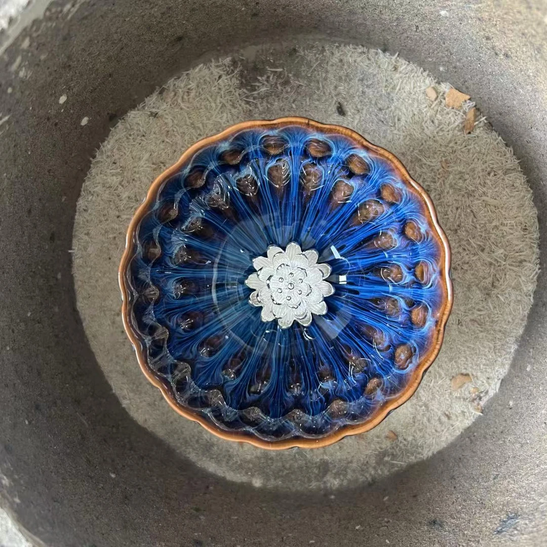 【闪购商品】深海银莲花   茶杯  茶器 主人杯  C