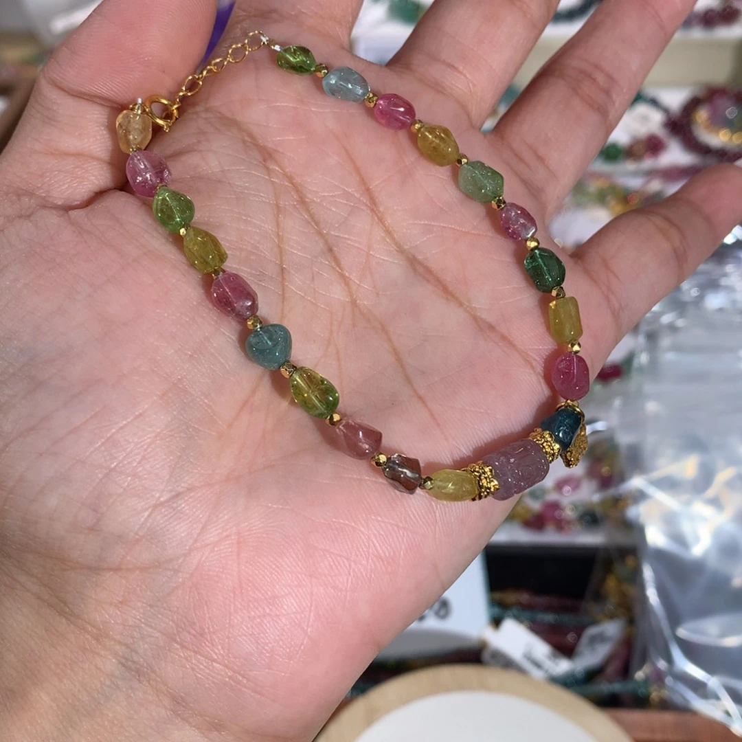 未镶嵌手串手链碧玺