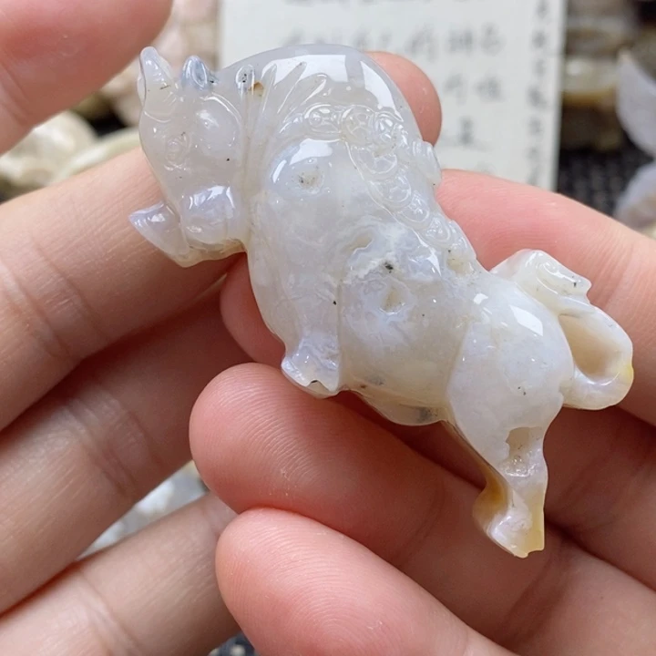 硅化珊瑚（珊瑚玉）颈饰未镶嵌