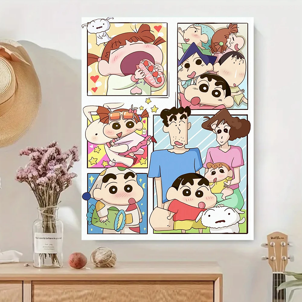 DIY数字油画蜡笔小新系列60CM*75CM卡通动漫人物