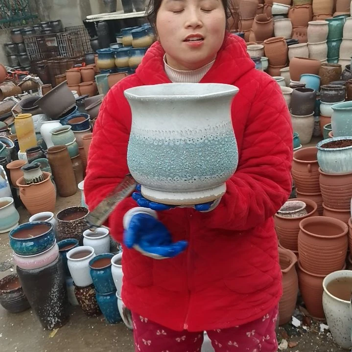 红陶口21高20瑕疵