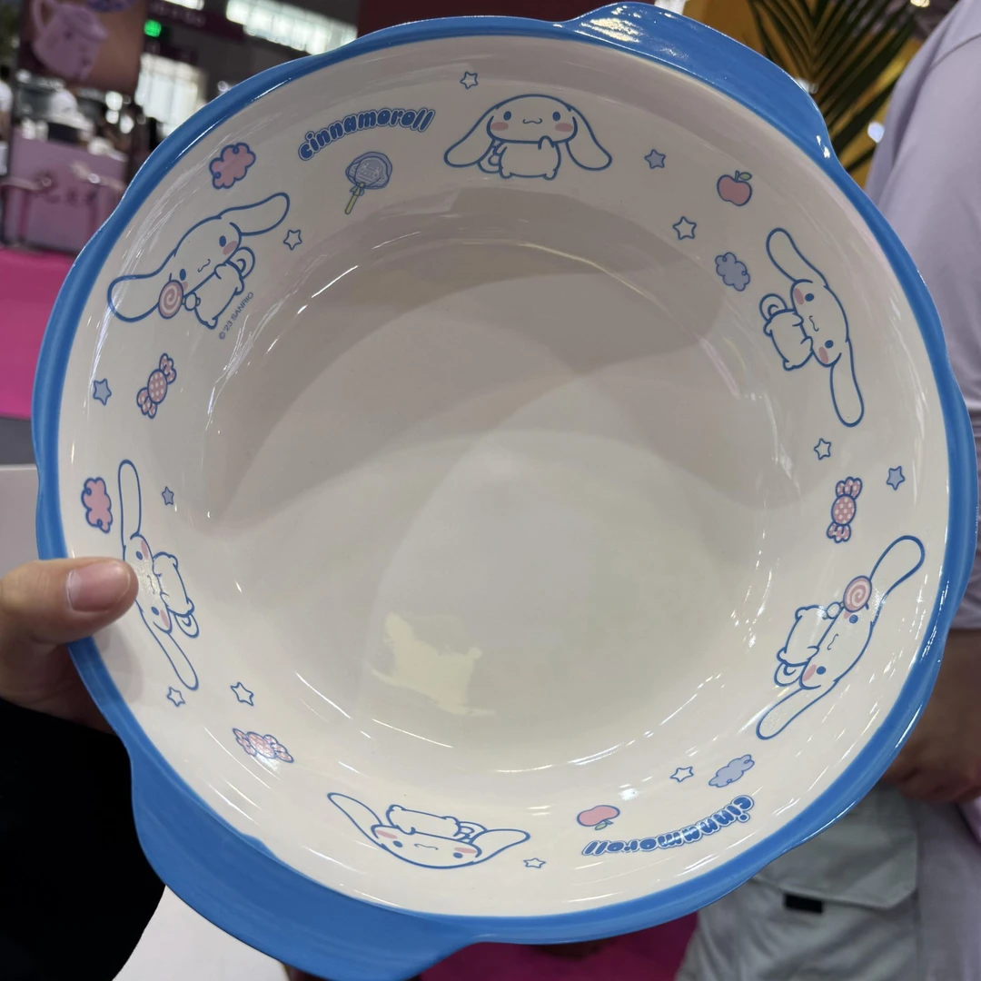 【直播特价浮力】三丽鸥双耳汤碗家用大盆陶瓷毛血旺水煮酸菜鱼