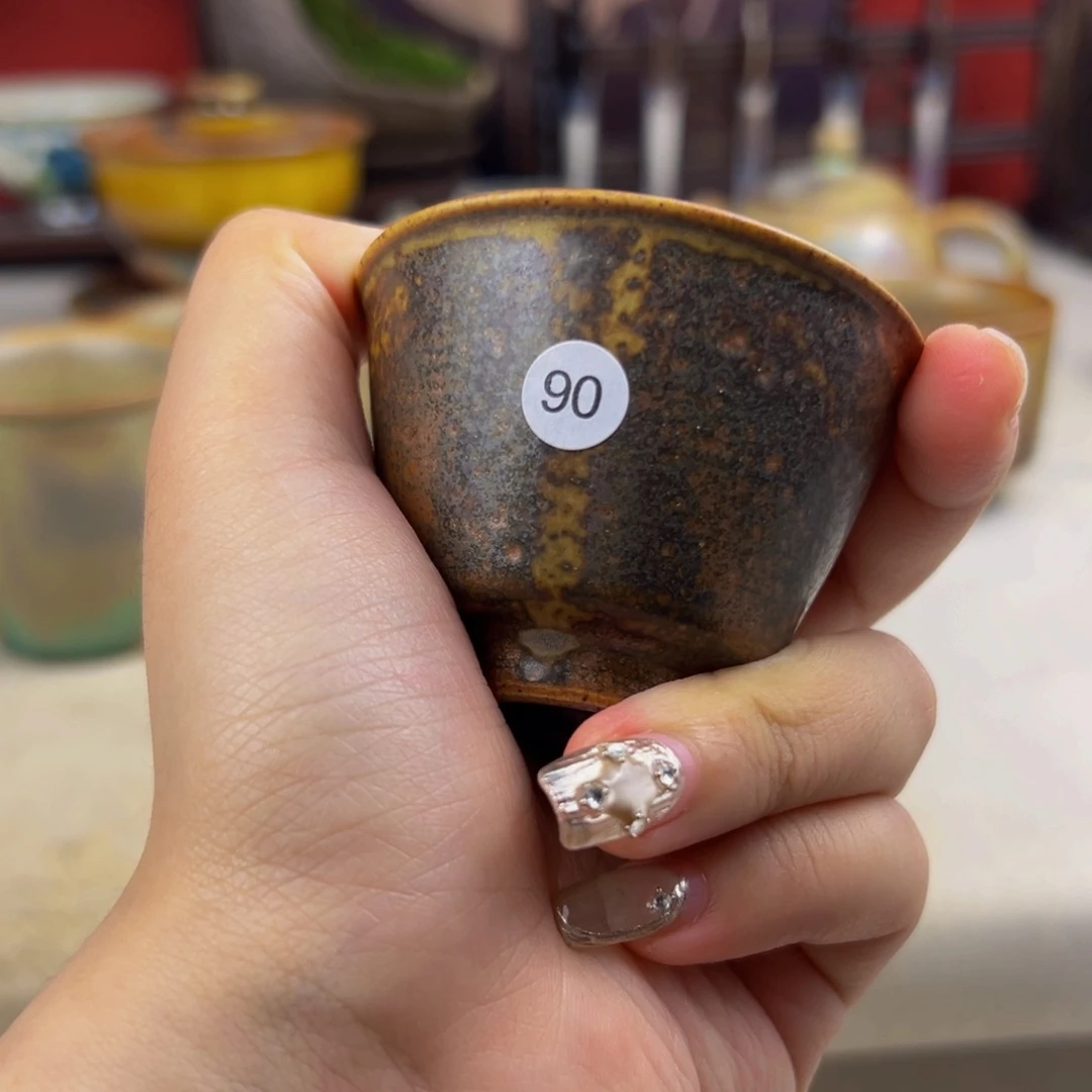 杯子纯手工柴烧主人杯