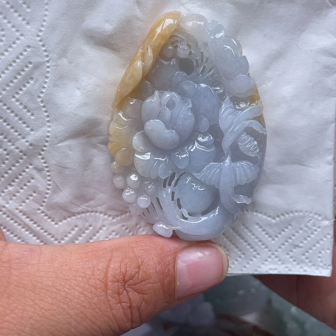 颈饰未镶嵌翡翠翡玉缘翡翠