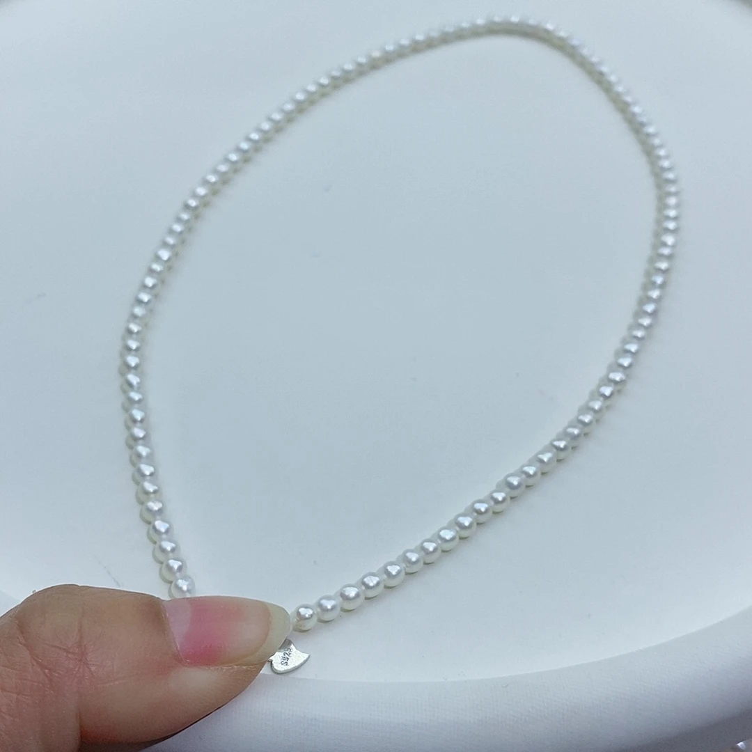 淡水珍珠吊坠(赠链)银S925镶嵌