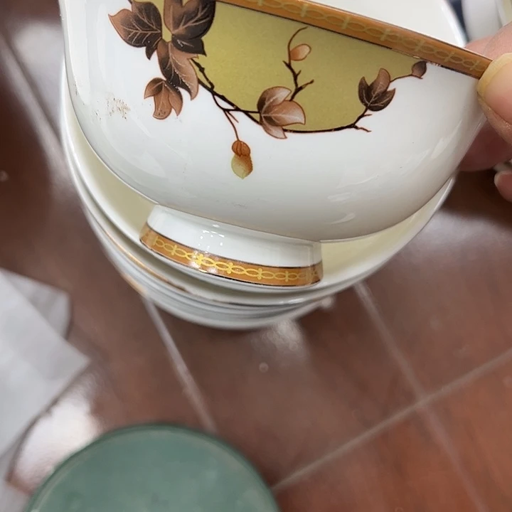 搪瓷瑕疵米饭碗10个