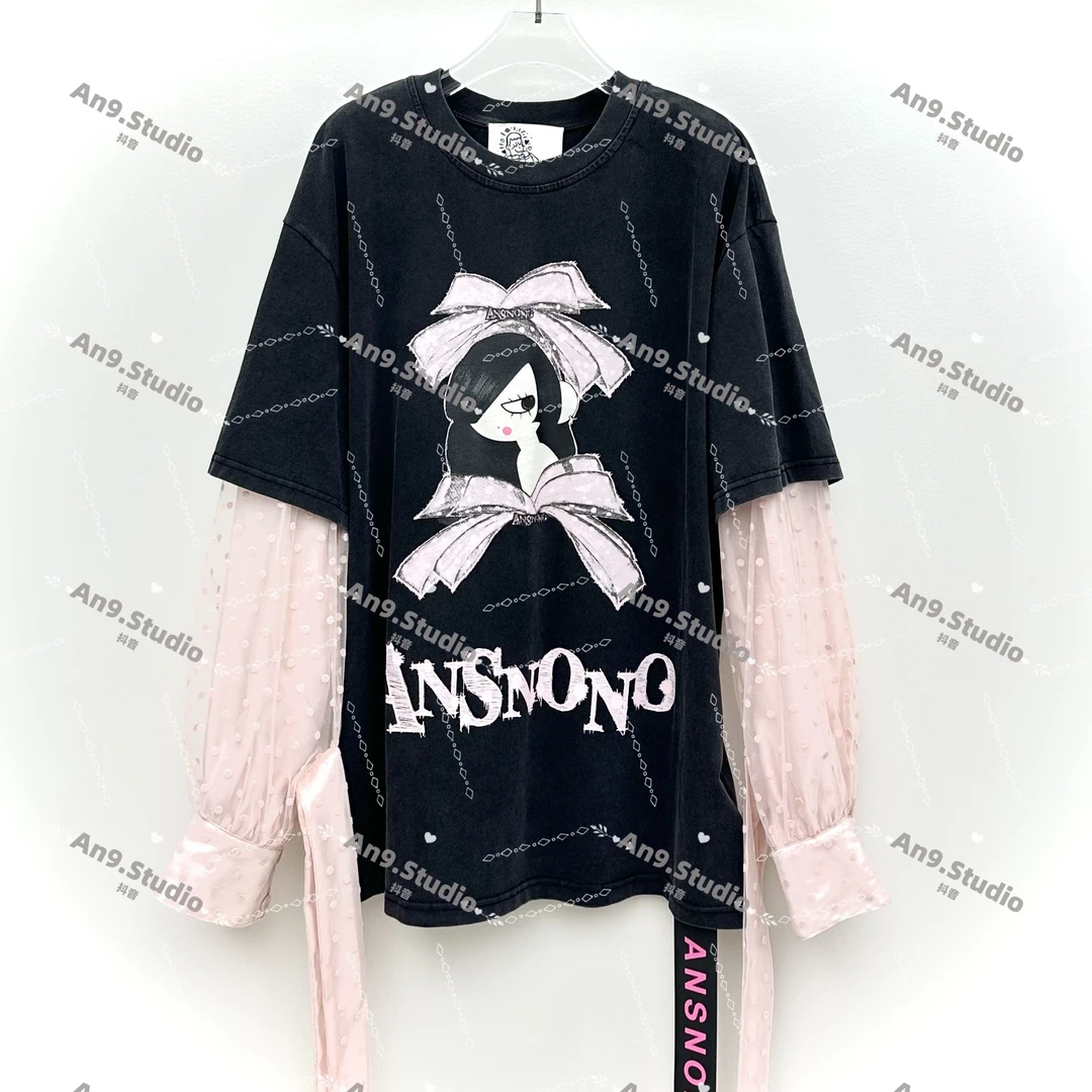 AN9.Studio︱小众设计师品牌礼服小姐假两件上衣A007