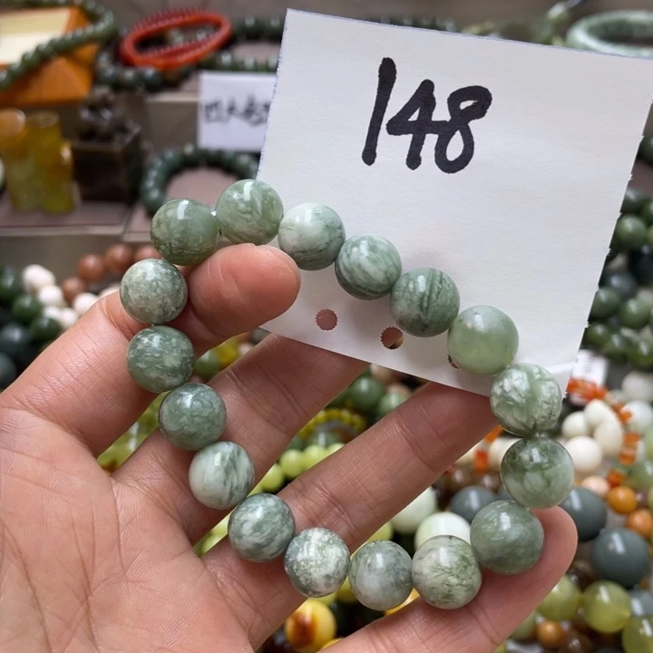 未镶嵌透闪石-蛇纹石玉手链