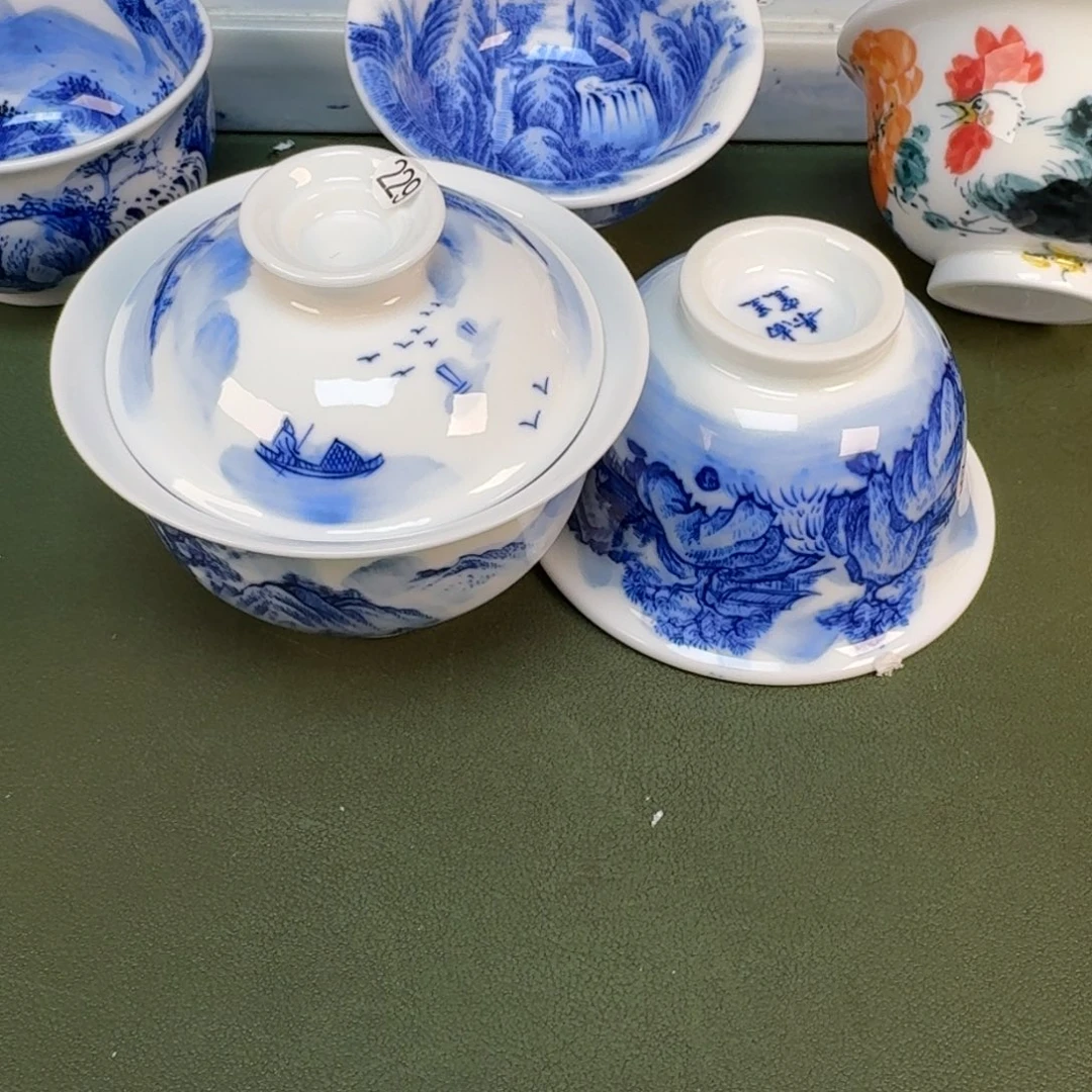 陶瓷景德镇纯手绘茶具圆圆229，234