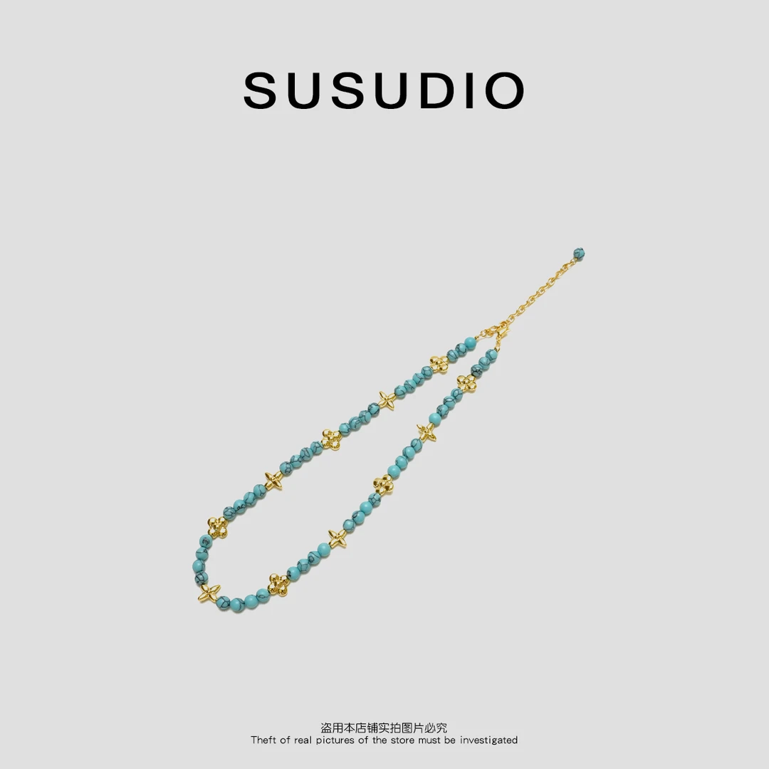 铜项链  SUSUDIO 设计款不规则锁骨项链 20051