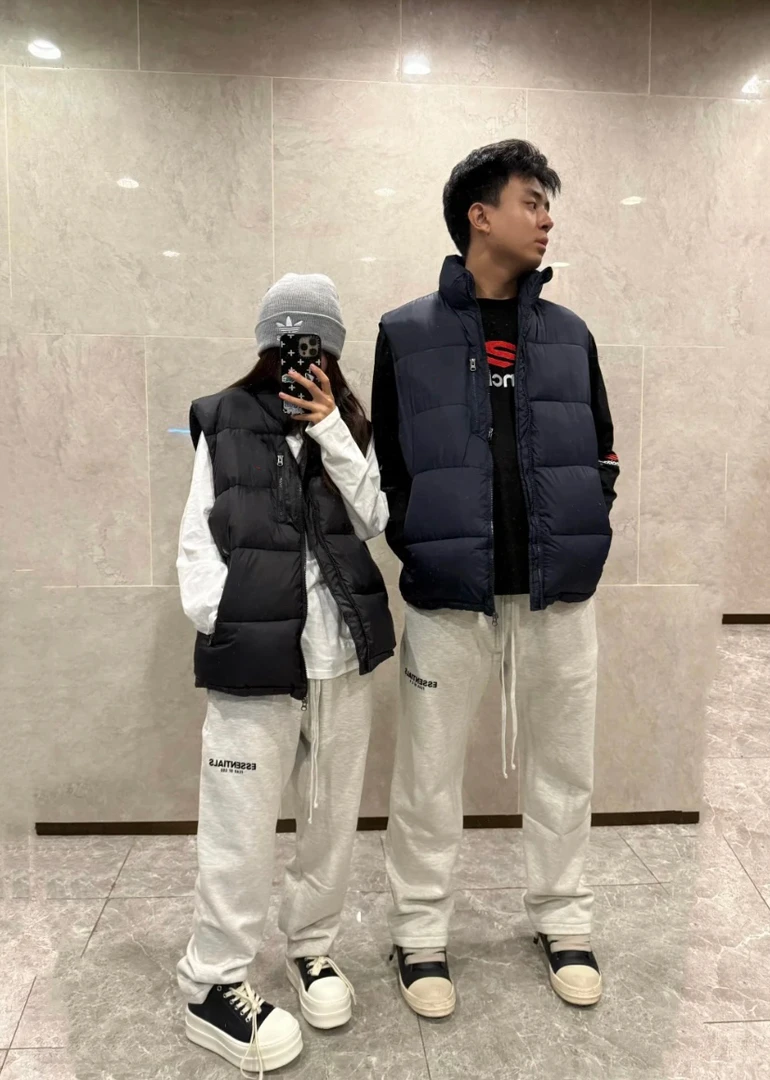 【Chic专属】冬季新款2025立领刺绣情侣款羽绒外套yu-08