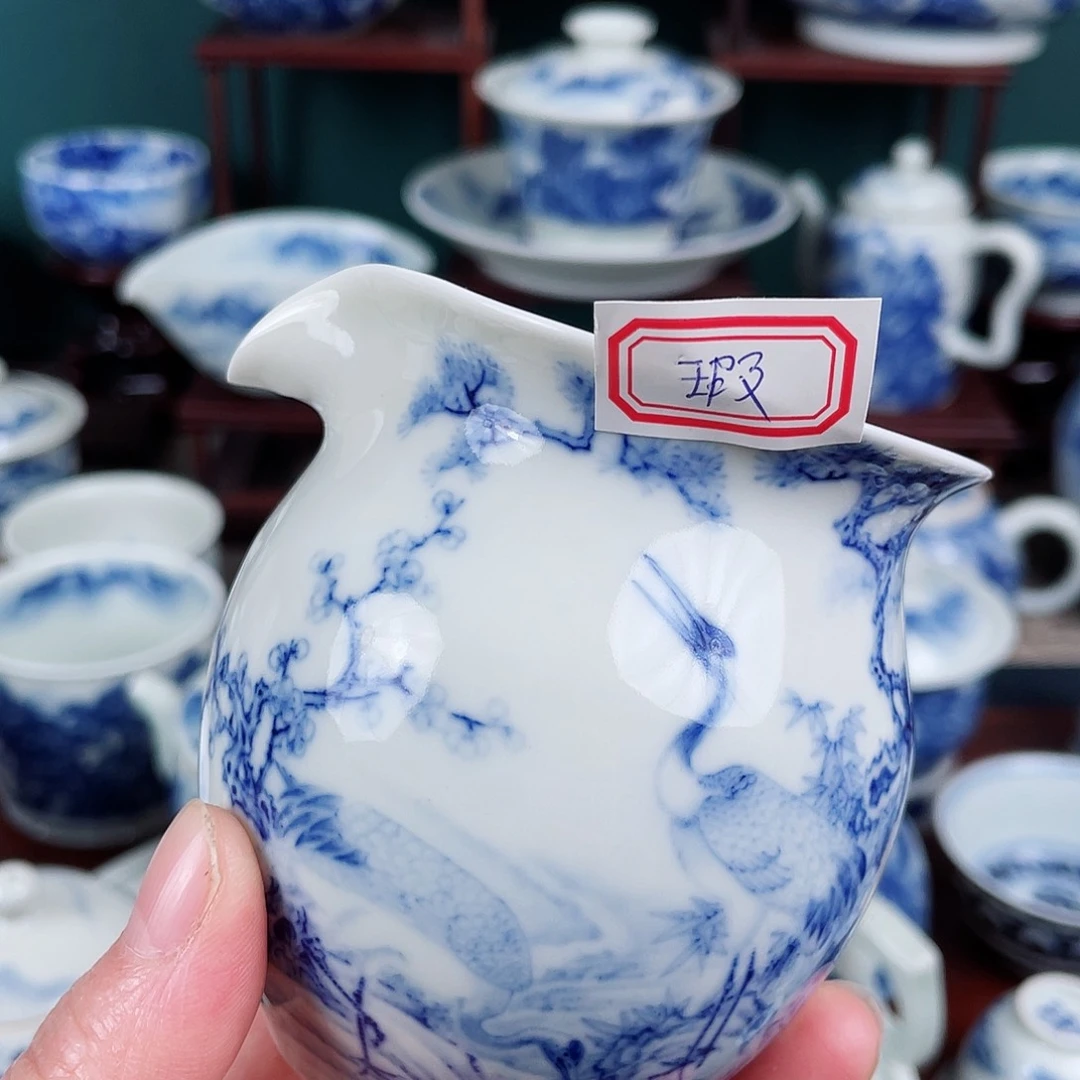 三**幸手工手绘青花、青花