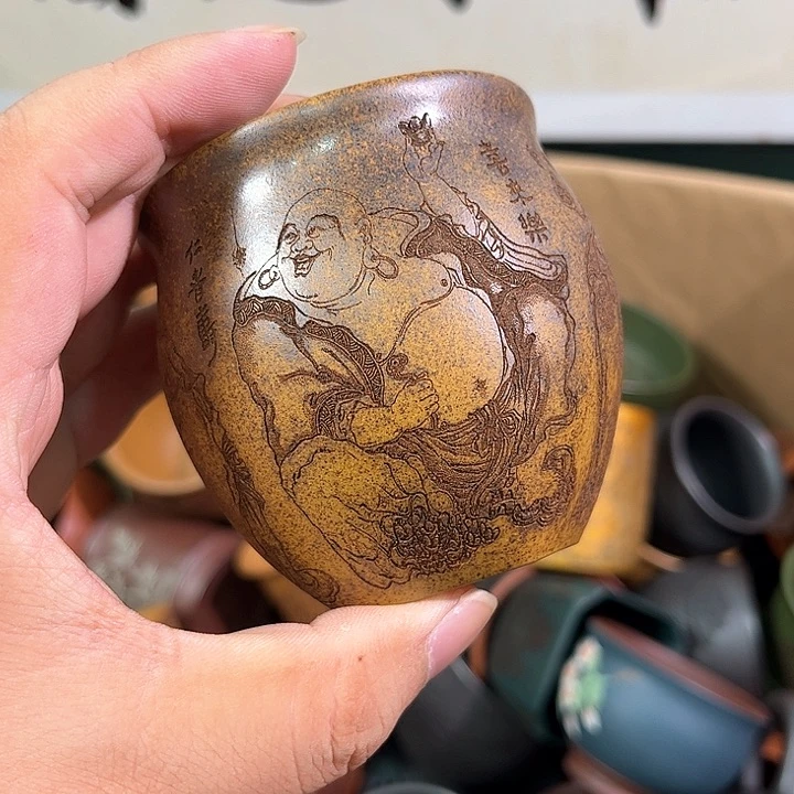 茶杯紫砂全手工紫砂主人杯