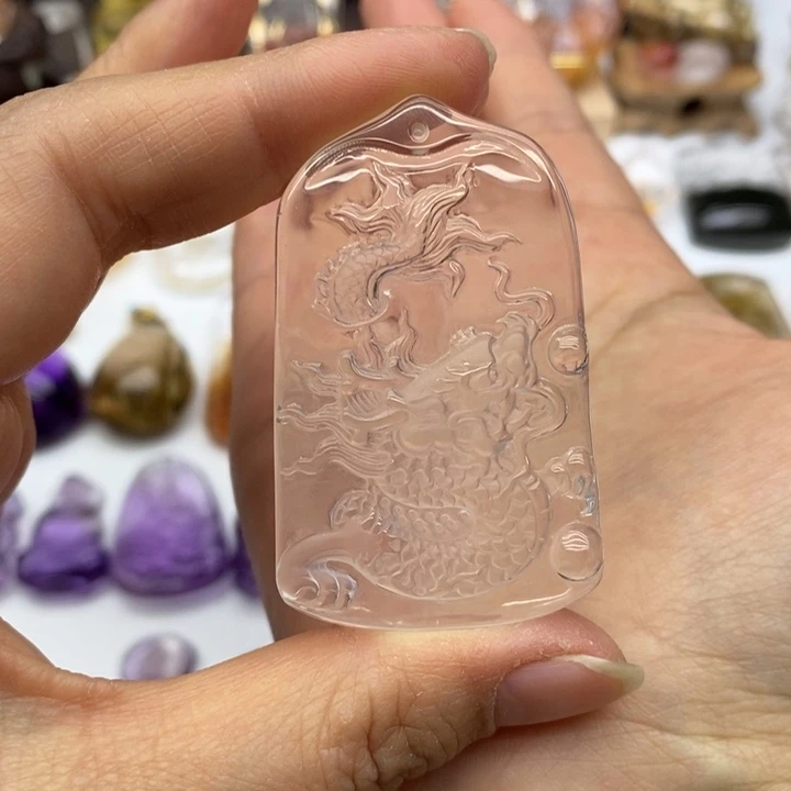 水晶颈饰未镶嵌细**爹定制