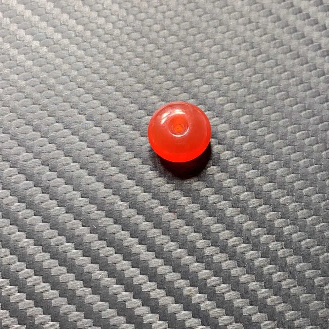 未镶嵌冰红算盘珠南红玛瑙
