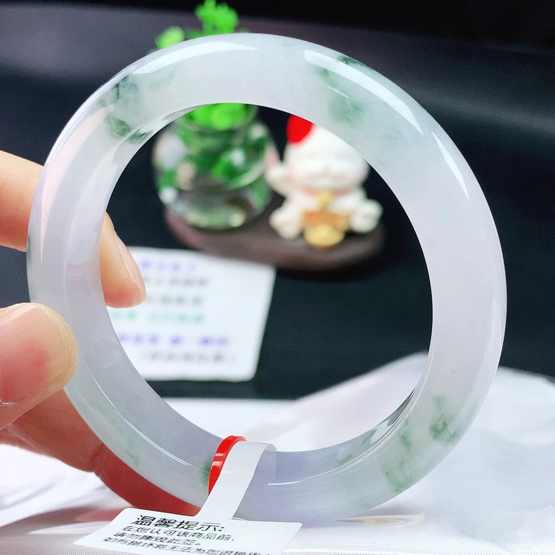 未镶嵌手镯翡翠55+圈