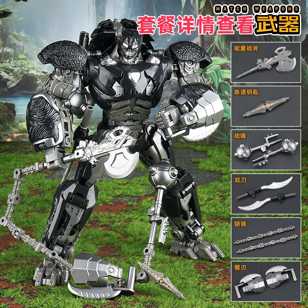 【复刻带骨架】精刻变形玩具起源威电影版震天坦克模型03