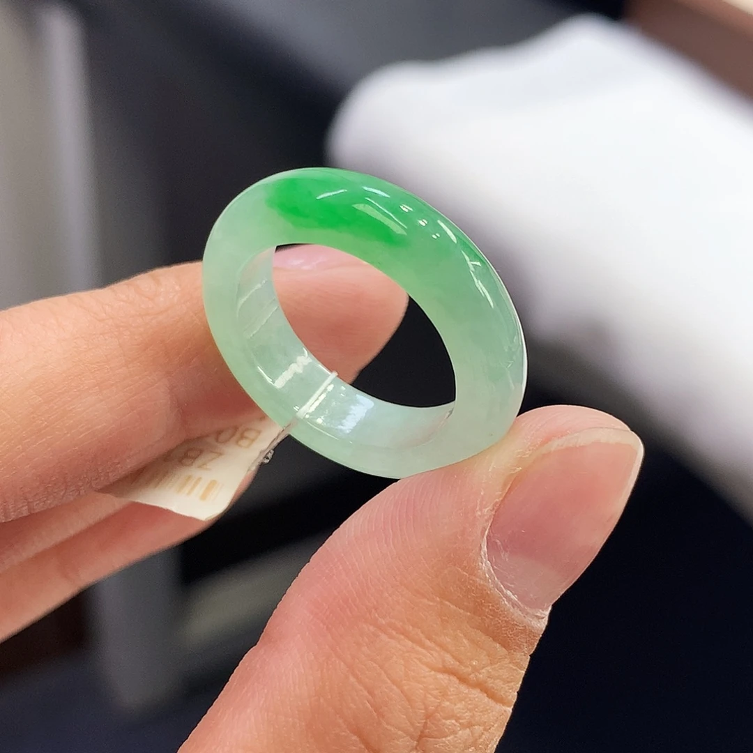 翡翠未镶嵌戒指15号
