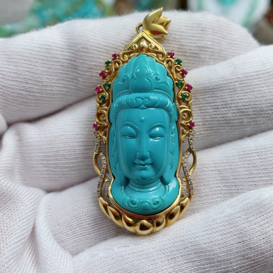 绿松石珠宝奇石未镶嵌