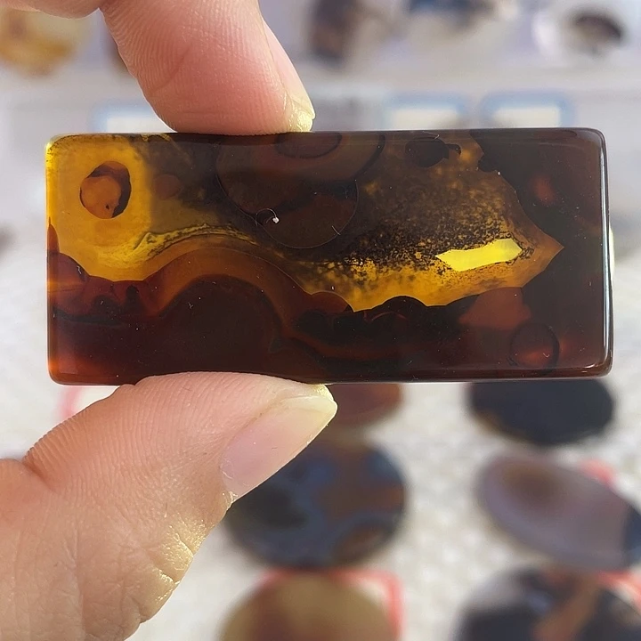 玛瑙/玉髓合金颈饰