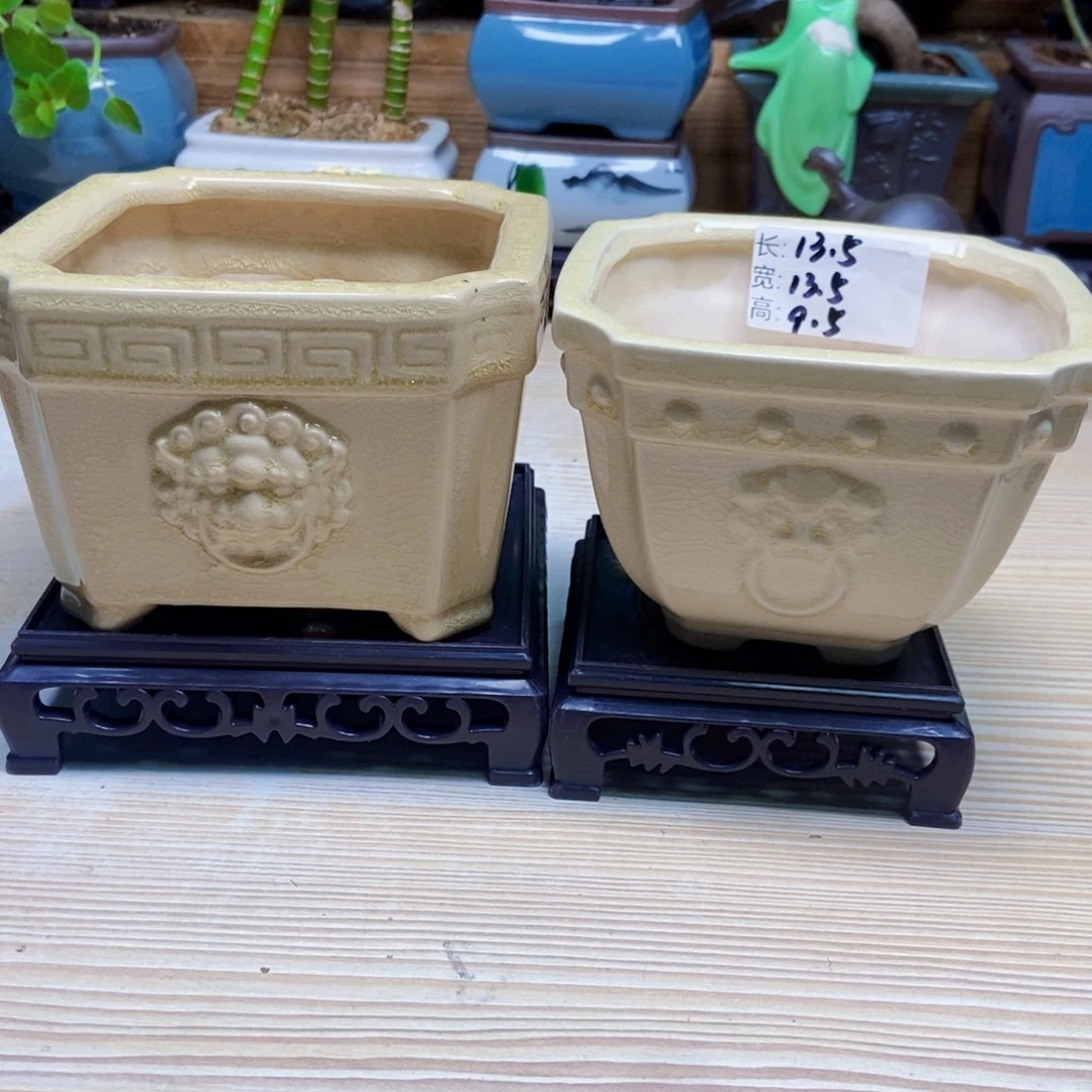 瓷片陶瓷花盆陶瓷艺术