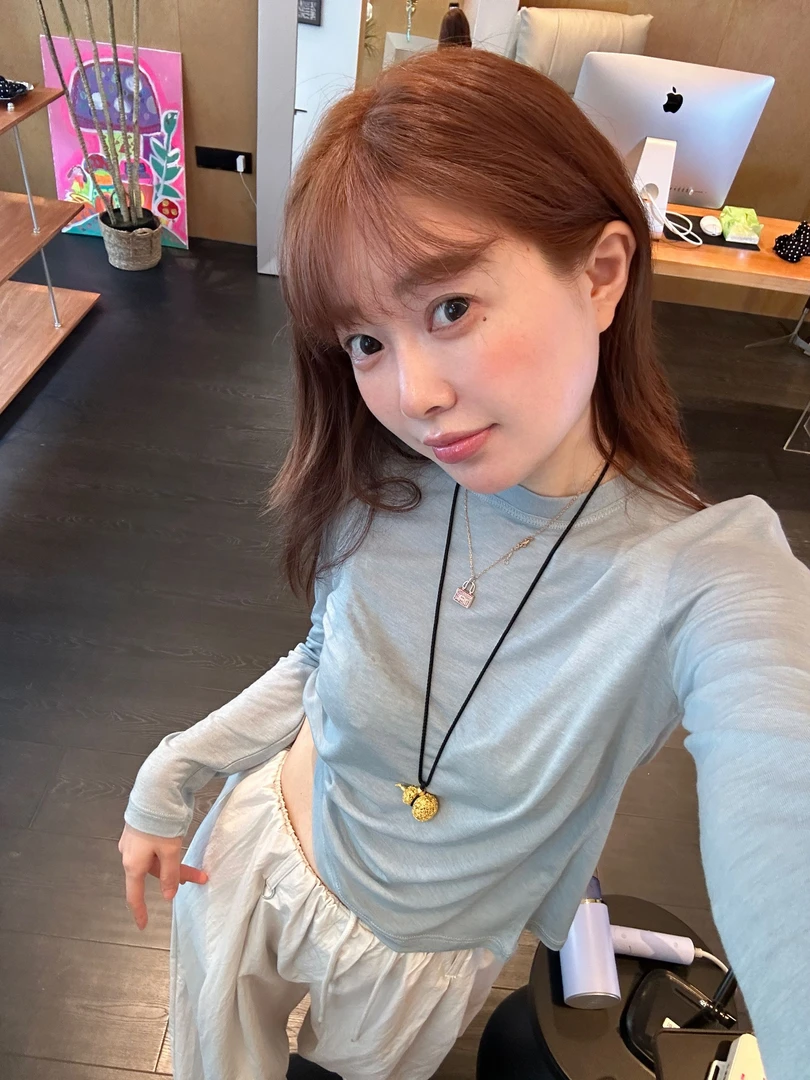 【BORAKOO】雾霾蓝轻薄长袖防晒T恤