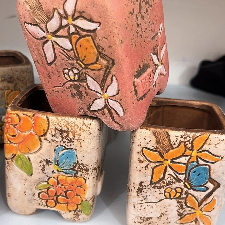 红陶粗陶多肉花盆