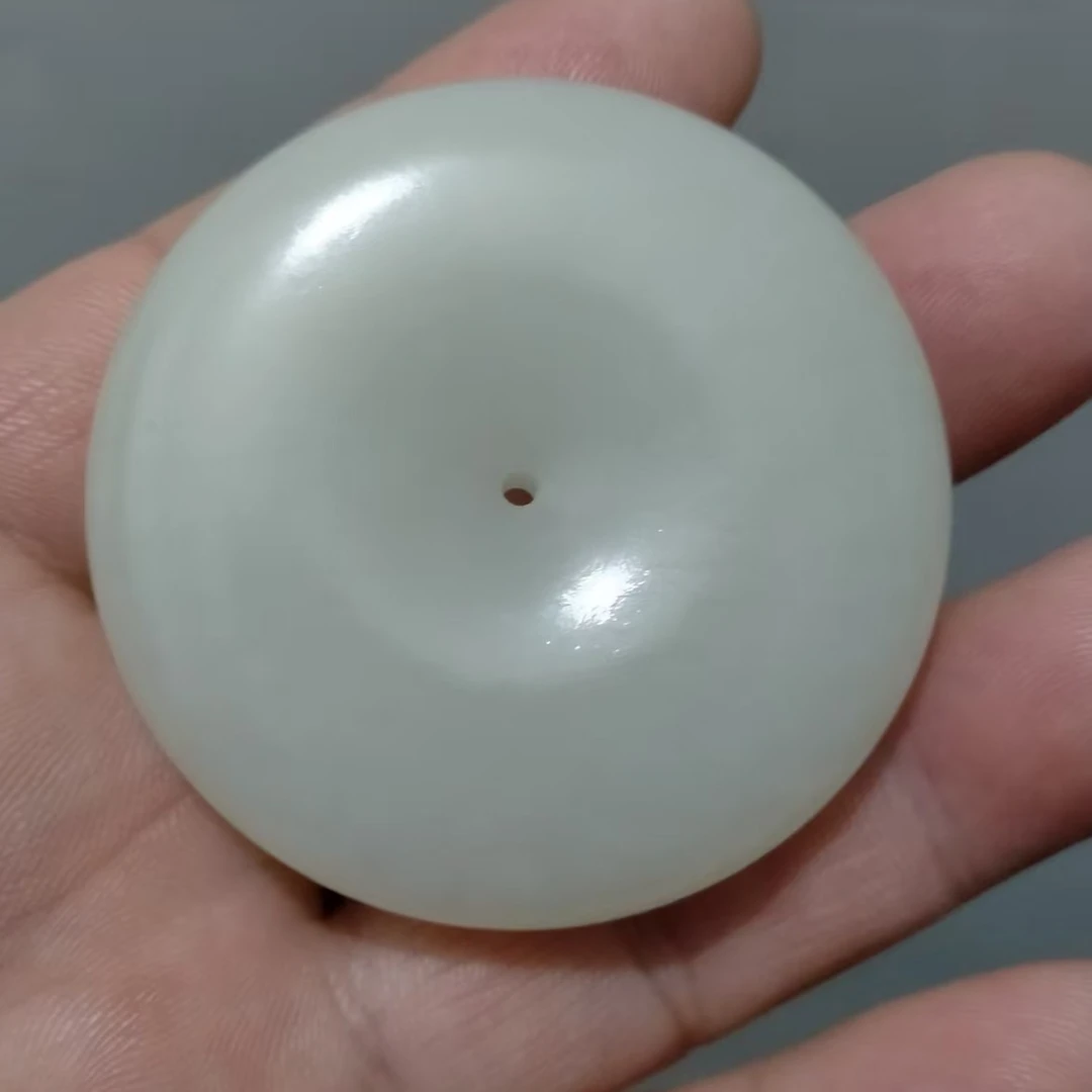 天然和田玉平安扣吊坠男女通用中国风挂件