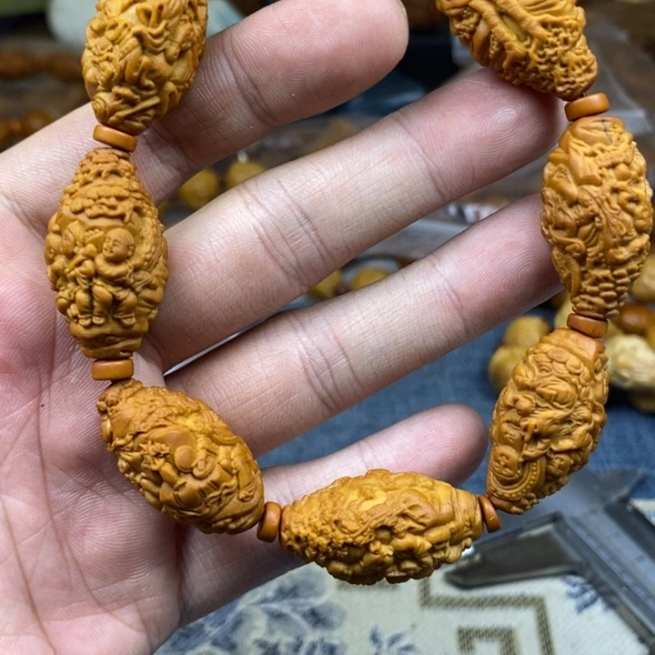 橄榄核手串/手链橄榄核雕工艺手串