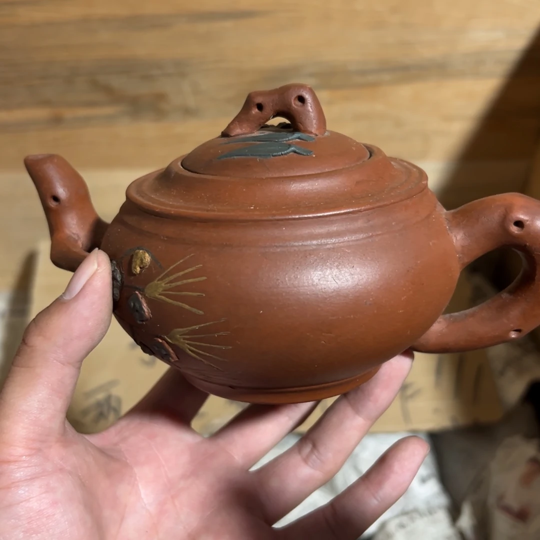 茶壶紫砂老厂紫砂壶一件！