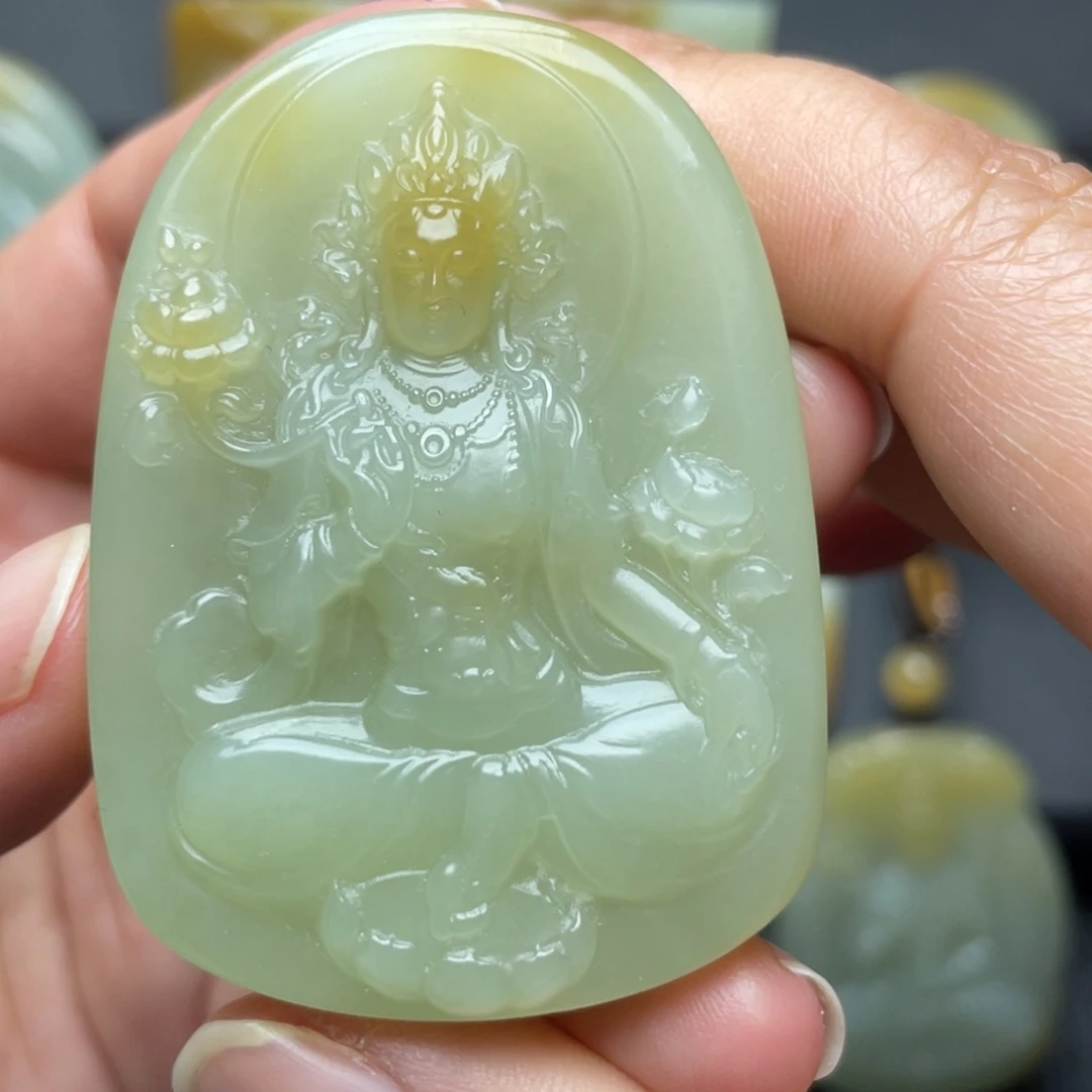 和田玉（糖玉）未镶嵌颈饰