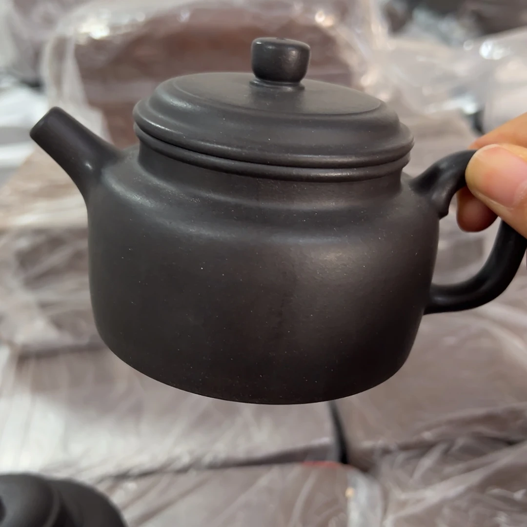 紫砂茶壶黄龙山原矿红皮龙260