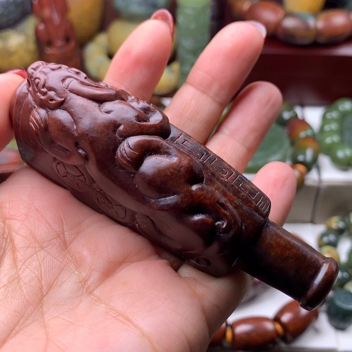 岫岩河磨玉（透闪石质玉）挂件未镶嵌诚**物