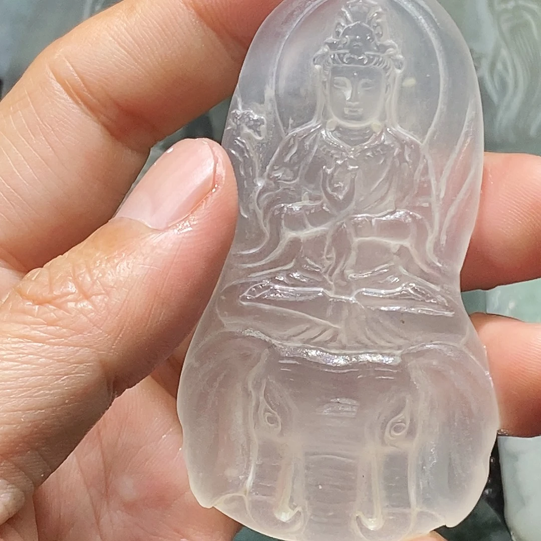 森***民未镶嵌纯天然定制石英质玉