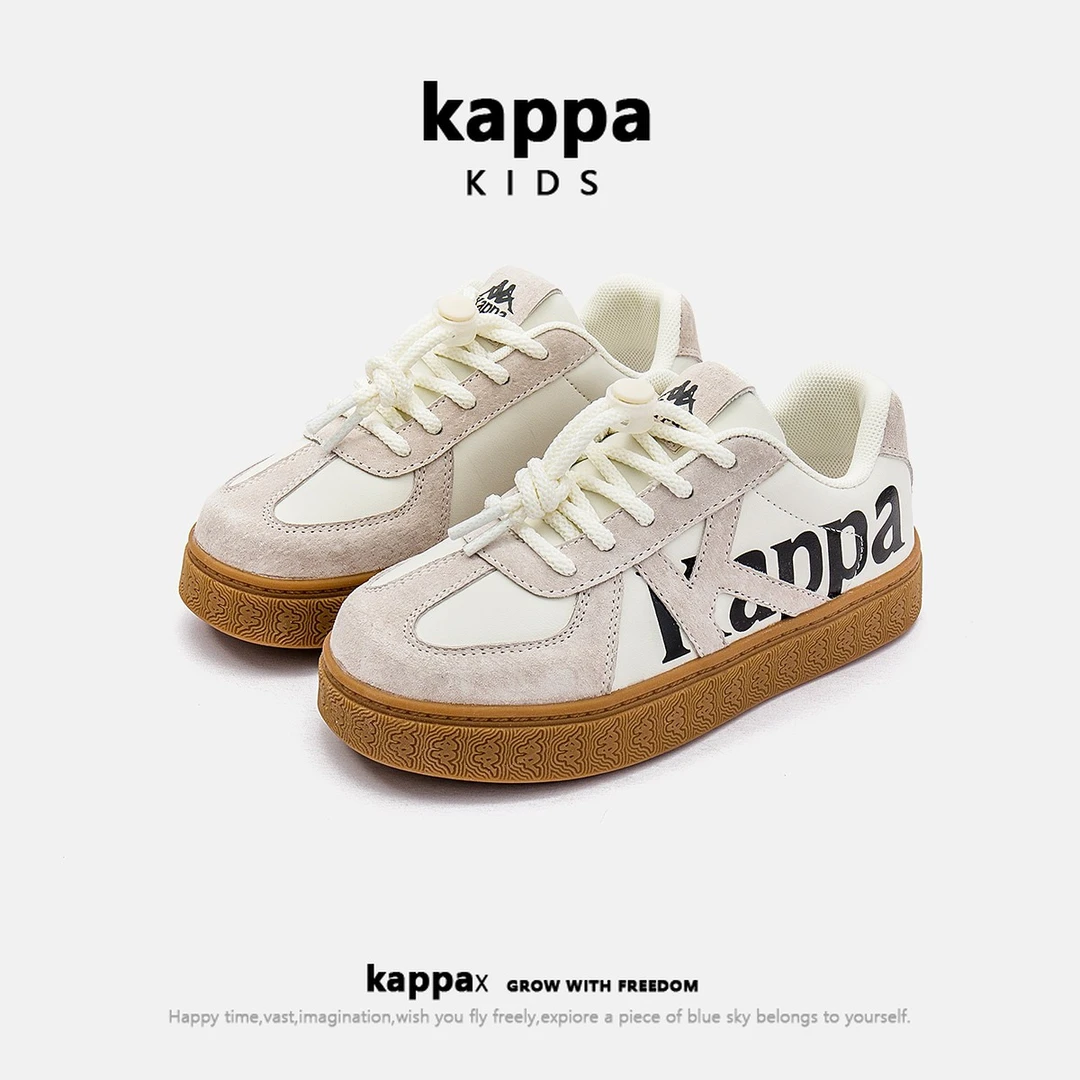 KappaKidsKappaKids复古新款潮流百搭学生运动板鞋德训鞋鞋子