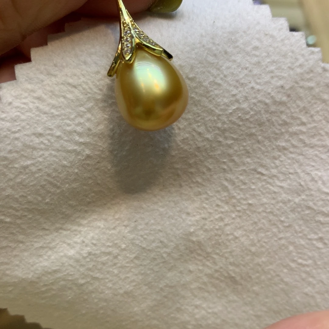 颈饰银S925镶嵌海水珍珠