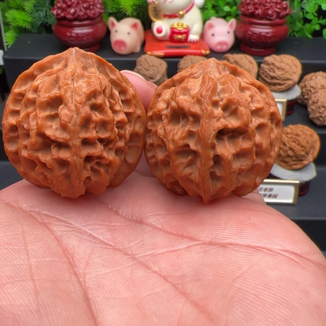 文玩核桃把件天**心纯血门头沟苹果，尺寸38