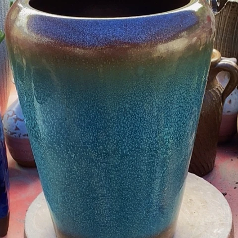 紫砂花盆内17高度29瑕疵