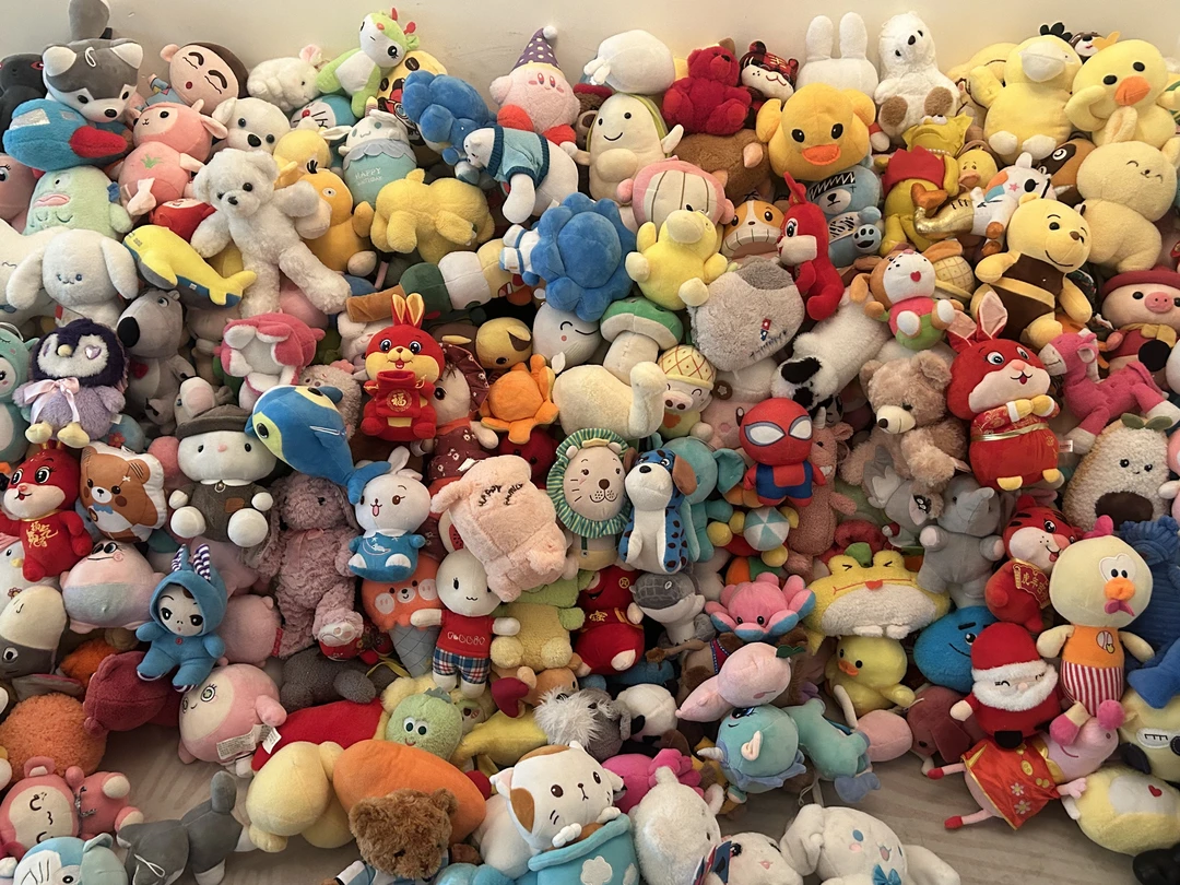 微瑕 称斤毛绒娃娃