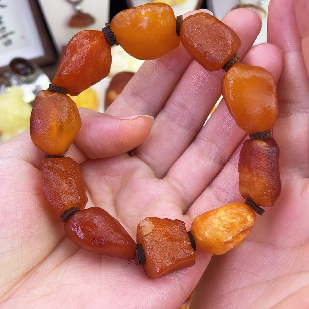 琥珀未镶嵌珠宝奇石