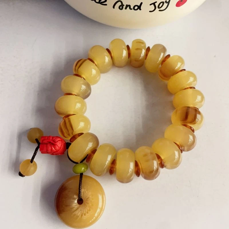 4621黄色手串多样性发货